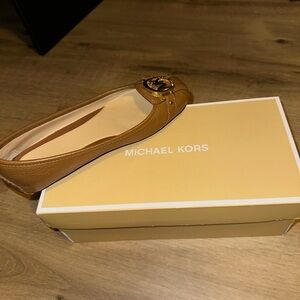 Michael Kors Brown Leather Flats